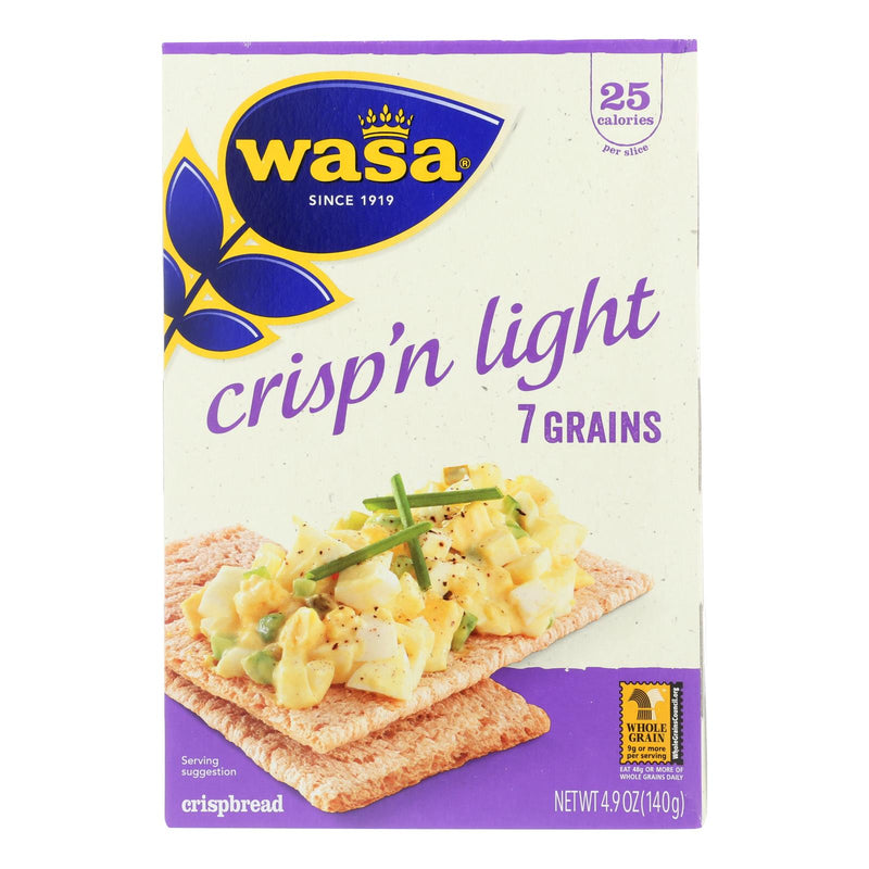 Wasa Crispbread Crisp 'n Light 7 Grain Crackerbread (10 Pack) - 4.9 Oz. Each - Cozy Farm 