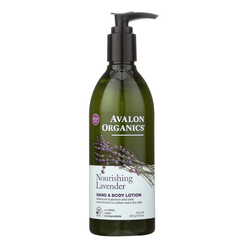 Avalon Organics Healing Lavender Hand and Body Lotion (12 Fl Oz) - Cozy Farm 