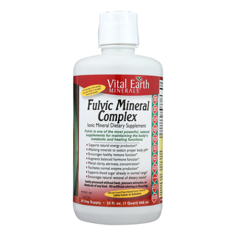 Vital Earth Minerals Fulvic Mineral Complex - 32 fl. oz. - Cozy Farm 