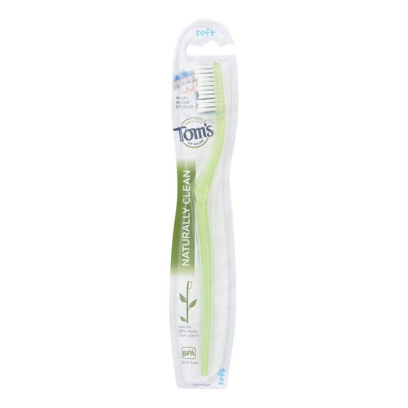 Tom's of Maine Soft Adult Toothbrush, Pack of 6 - Cozy Farm 