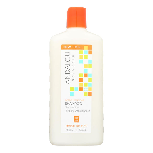 Andalou Naturals Revitalizing Shampoo with Argan and Sweet Orange (11.5 Fl Oz) - Cozy Farm 
