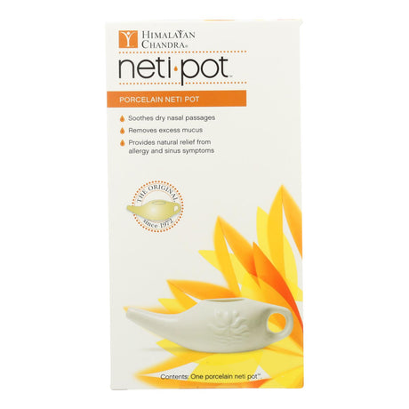 Himalayan Institute Ceramic Neti Pot for Nasal Cleansing - Cozy Farm 