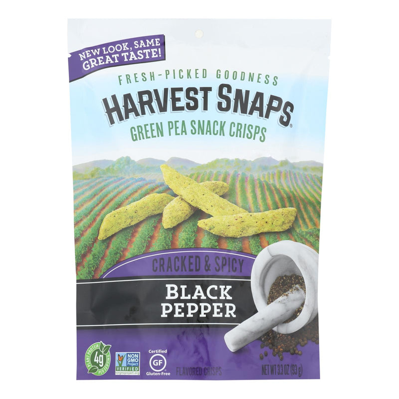Calbee Snapea Crisps - Black Pepper - 3.3 Oz, Pack of 12 - Cozy Farm 