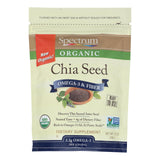 Spectrum Essentials Organic Chia Seeds - 12 Oz. for Omega-3 & Fiber - Cozy Farm 