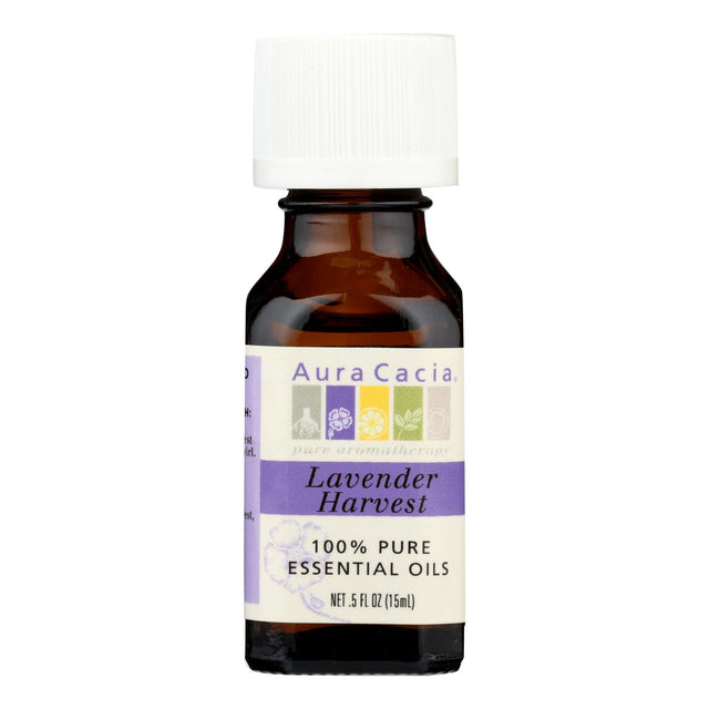 Aura Cacia Pure Lavender Essential Oil, 0.5 Fl Oz - Cozy Farm 