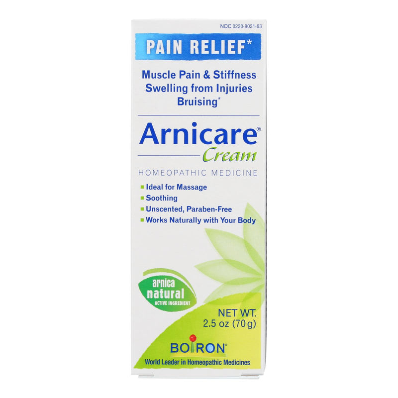 Boiron Arnica Soothes Muscle Pain and Stiffness Cream (2.5 Oz.) - Cozy Farm 