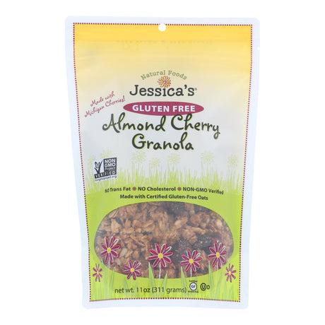 Jessica's Gluten-Free Almond Cherry Granola, 12 x 11 Oz. Packs - Cozy Farm 
