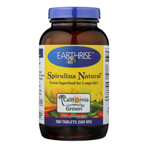 Pack of Earthrise Spirulina Natural (500 mg, 360 Tablets) - Cozy Farm 