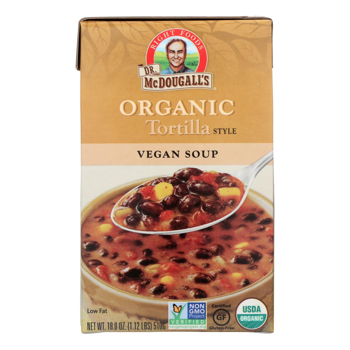 Dr. Mcdougall's Organic Tortilla Soup (Pack of 6 - 18 Oz.) - Cozy Farm 