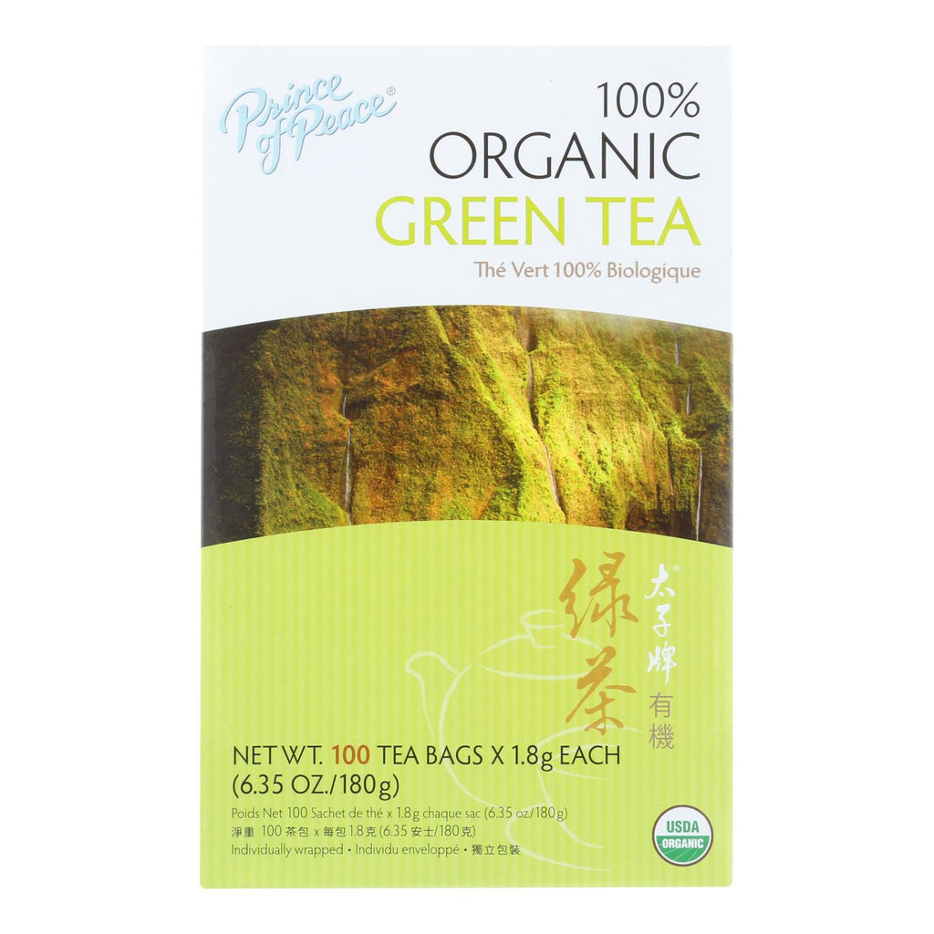 Prince Of Peace Organic Green Tea (Pack of 100) - Cozy Farm 