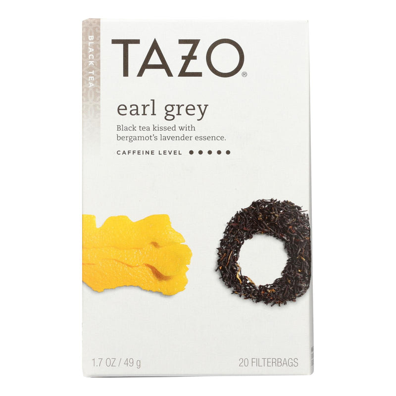 Tazo Tea Scented Black Tea - Earl Grey (Pack of 6, 20 Bags) - Cozy Farm 