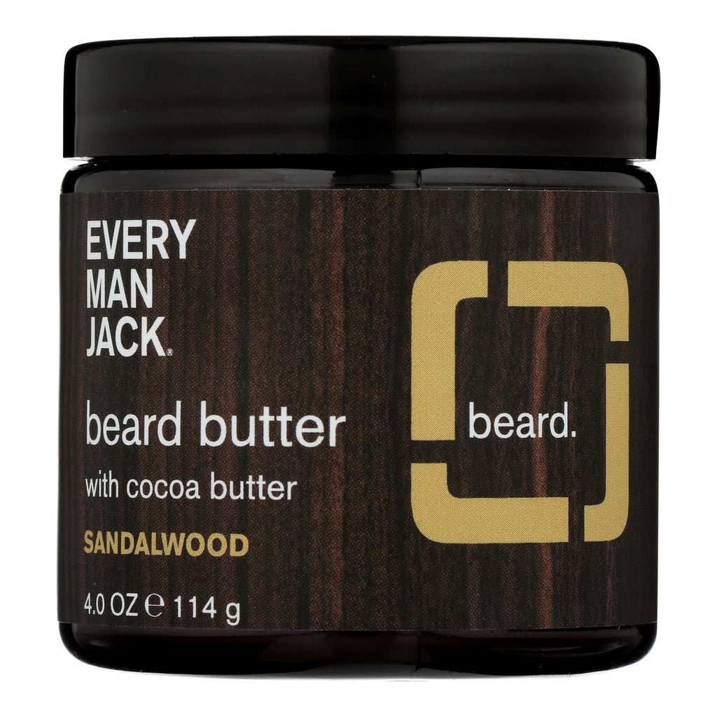 Every Man Jack Beard Butter  - Sandalwood Scent - 4 Oz. - Cozy Farm 