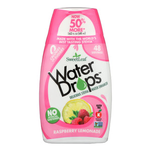 Sweet Leaf Water Drops - Raspberry Lemonade - 1.62 Fl Oz - Cozy Farm 