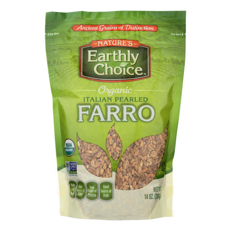 Pearled Farro by Nature's Earthly Choice (Pack of 6) - 14 Oz. Italian - Cozy Farm 