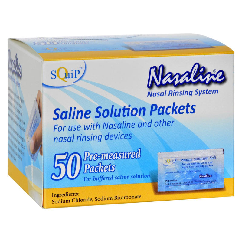 Squip Nasaline Pre-Measured Nasal Salt Packets (Pack of 50) - Cozy Farm 