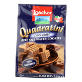 Loacker Quadratini Bite Size Chocolate Wafer Cookies (Pack of 6) - Cozy Farm 