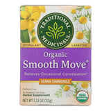 Traditional Medicinals Organic Smooth Move Chamomile Herbal Tea (6 Pack - 16 Tea Bags) - Cozy Farm 