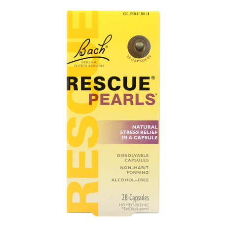 Bach Rescue Pearls (Pack of 28) for Stress Relief and Emotional Balance - Cozy Farm 