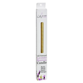 Wally's Natural Products Beeswax Candles - Lavender Indulgence, Pack of 2 - Cozy Farm 