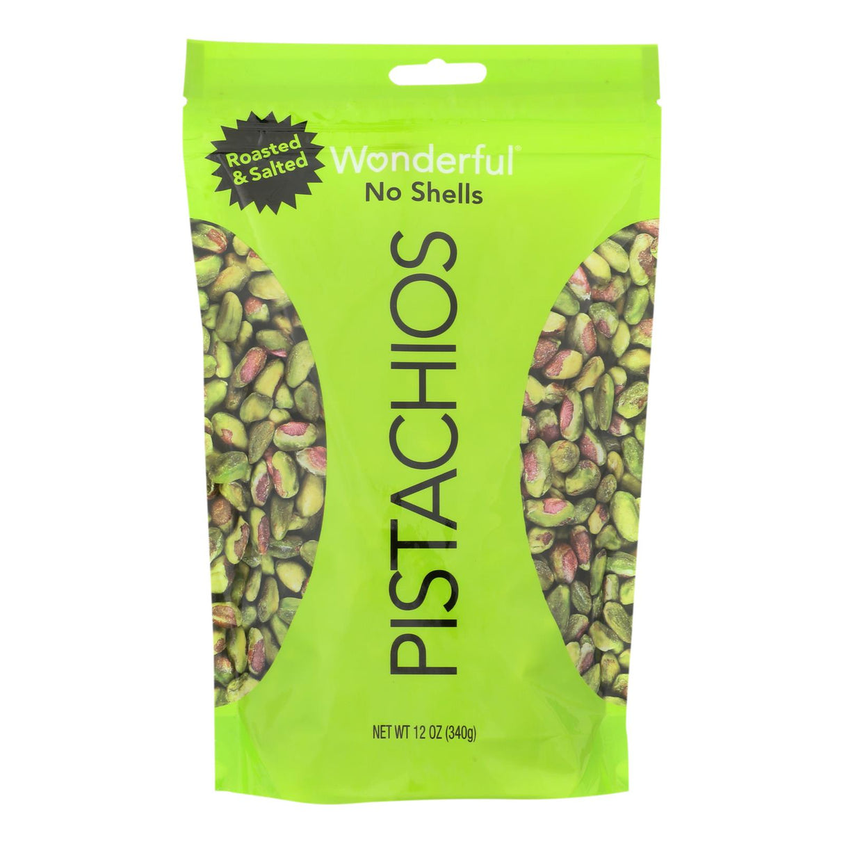 Wonderful Pistachios Roasted & Salted, 12 oz Bags (Pack of 12) - Cozy Farm 