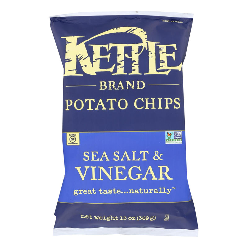 Kettle Brand Sea Salt & Vinegar Chips, 9-Pack (13 Oz. Bags) - Cozy Farm 