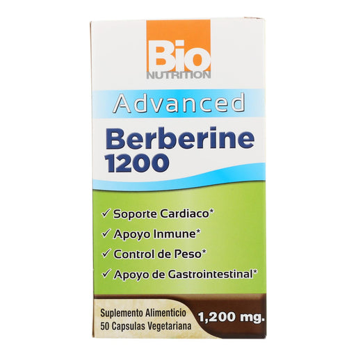 Bio Nutrition Advanced Berberine 1200 (50 Veg Capsules) - Cozy Farm 