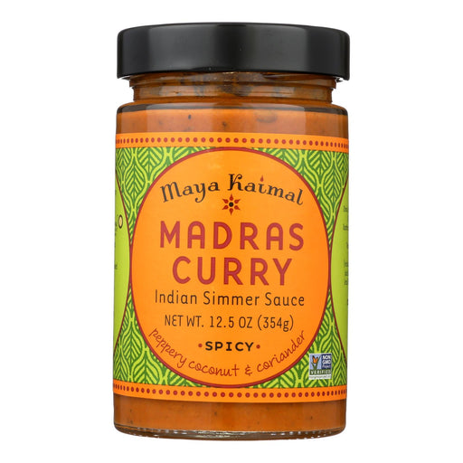 Maya Kaimal Madras Curry Simmer Sauce, 12.5 Oz. (Pack of 6) - Cozy Farm 