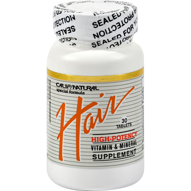 California Natural Hair Care 30ct Tablets - Cozy Farm 