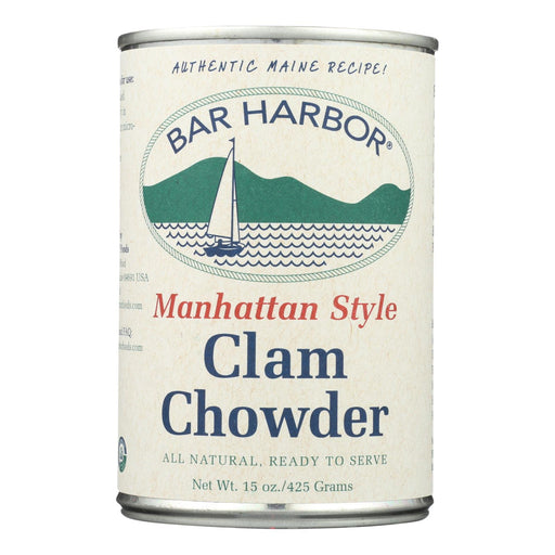 Bar Harbor Creamy Manhattan Clam Chowder Soup, 15 Oz. Pack of 6 - Cozy Farm 