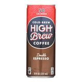High Brew Coffee - Double Espresso Ready-To-Drink Coffee - 8 fl oz (Pack of 12) - Cozy Farm 