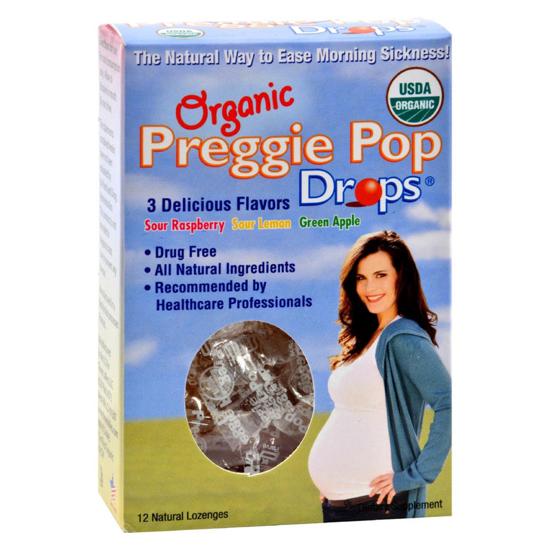 Three Lollies Preggie Pop Drops - 12 Organic  Drops - Cozy Farm 