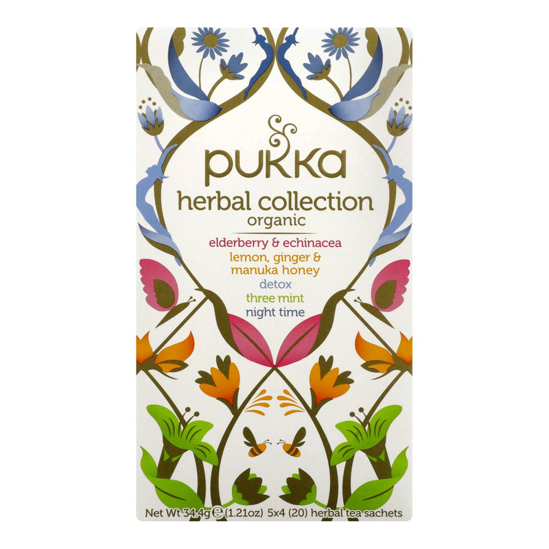Pukka Herbal Teas Tea Herbal Collection (Pack of 6 - 20 Ct.) - Cozy Farm 