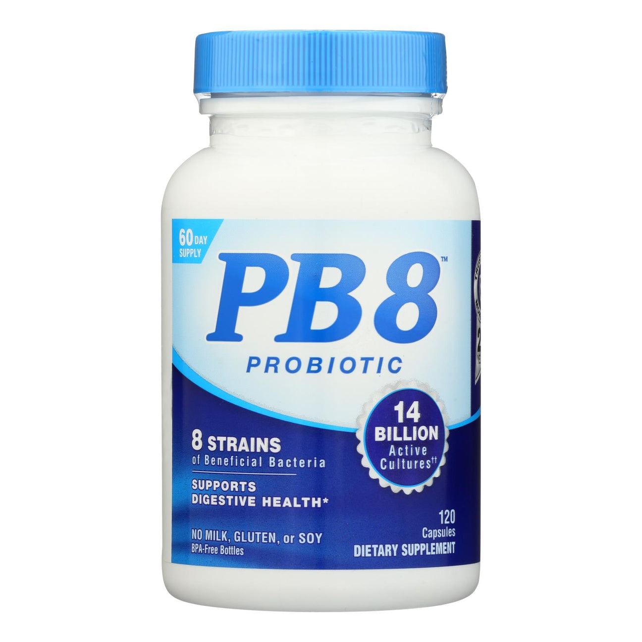 PB8 Pro-Biotic Acidophilus for Life - 120 Capsules by Nutrition Now - Cozy Farm 