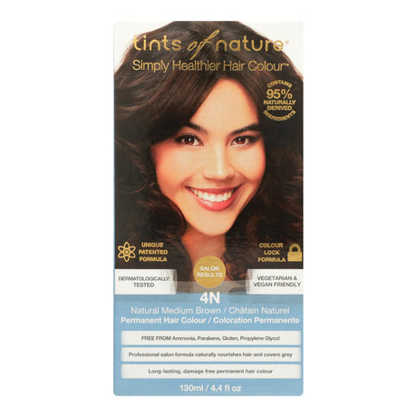 Tints of Nature Medium Brown Permanent Hair Dye - 4.4 fl oz - Cozy Farm 