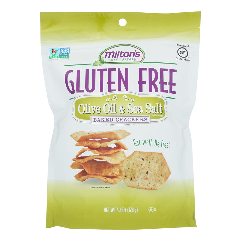 Miltons Gluten-Free Olive Oil Crackers (12 x 4.5 Oz.) - Cozy Farm 