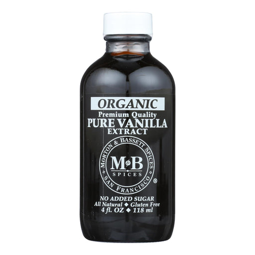 Organic Pure Vanilla Extract (Pack of 3) - M&B Spices - 4 Oz. - Cozy Farm 