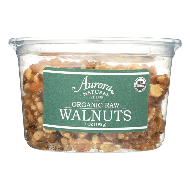 Aurora Natural Products Organic Raw Walnuts (7 Oz., Pack of 12) - Cozy Farm 