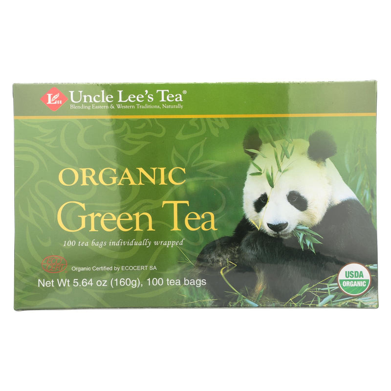 Unclee Lee's Organic Green Tea Extra Strength 100 Tea Bags - Cozy Farm 