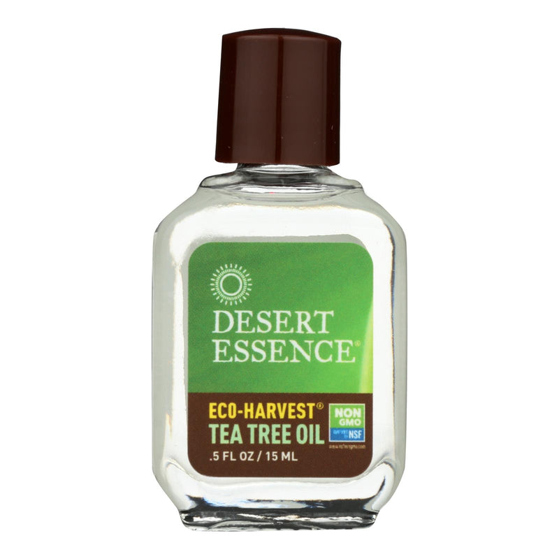 Desert Essence Eco Harvest Tea Tree Essential Oil, 0.5 Fl Oz - Cozy Farm 