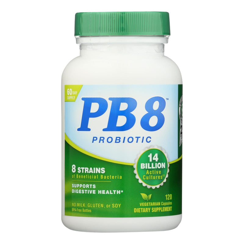 Nutrition Now PB 8 Pro-Biotic Acidophilus for Gut Health - 120 Veggie Caps - Cozy Farm 