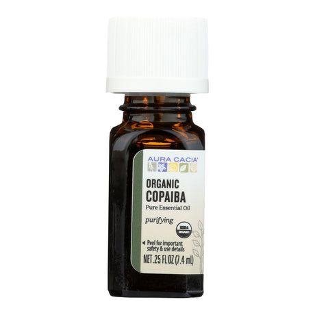 Aura Cacia Copaiba Essential Oil - 0.25 Fl Oz - Cozy Farm 