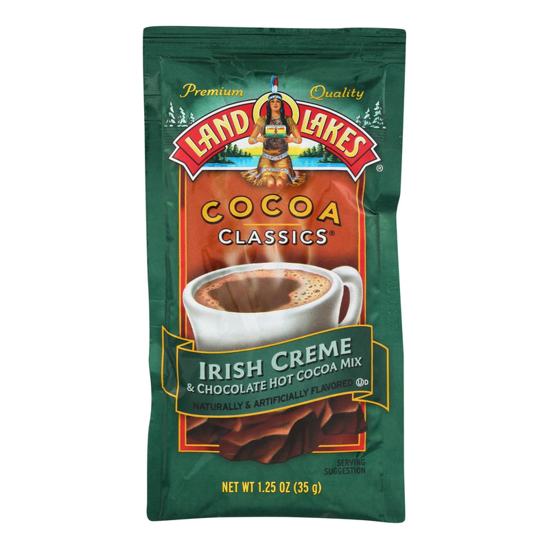 Land O Lakes Irish Crème and Chocolate Cocoa Classic Mix - 1.25 Oz - Pack of 12 - Cozy Farm 
