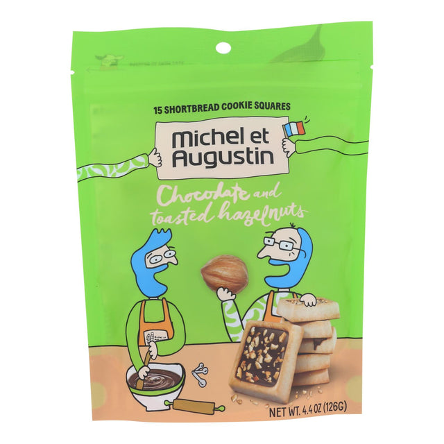 Michel Et Augustin Chocolate Hazelnut Cookies, Temperature Controlled Delivery, 6 Pack - 4.4 oz. each - Cozy Farm 