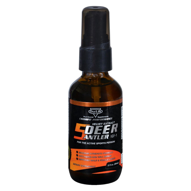 Oxylife Products Deer Antler Velvet Extract - 2 Fl Oz - Cozy Farm 