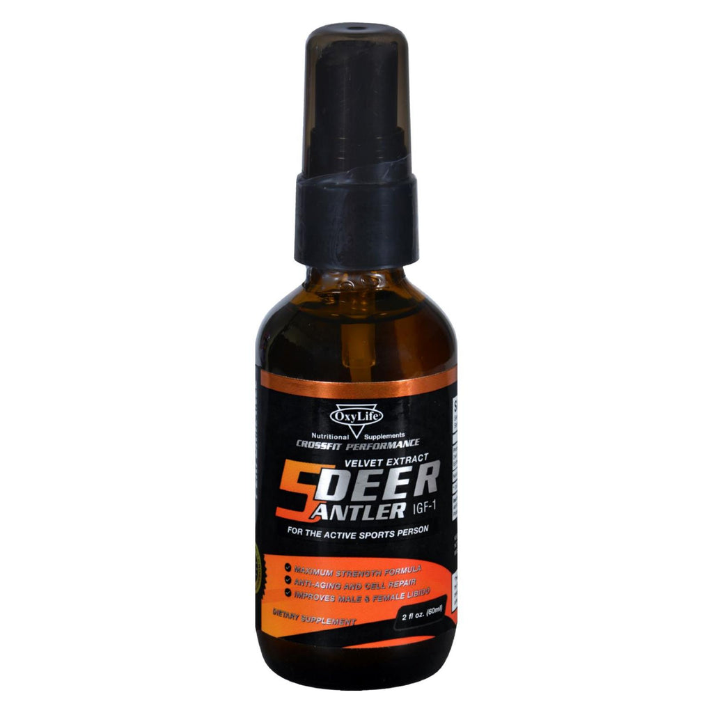 Oxylife Products Deer Antler - Velvet Extract - 2 Fl Oz - Cozy Farm 