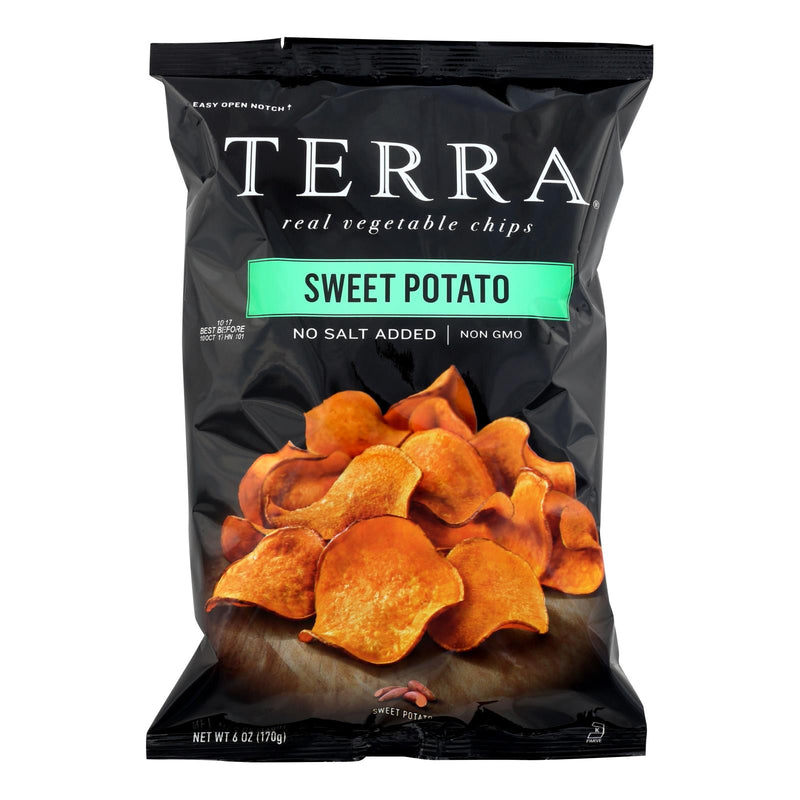 Terra Sweet Potato Chips (Pack of 12 - 6 Oz. No Salt Added) - Cozy Farm 