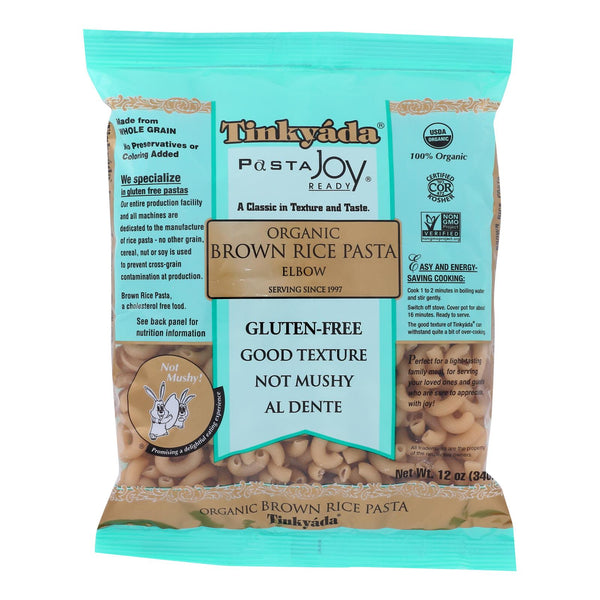 Tinkyada Organic Brown Rice Pasta Elbows, 12 Pack, 12 Ounces Each - Cozy Farm 