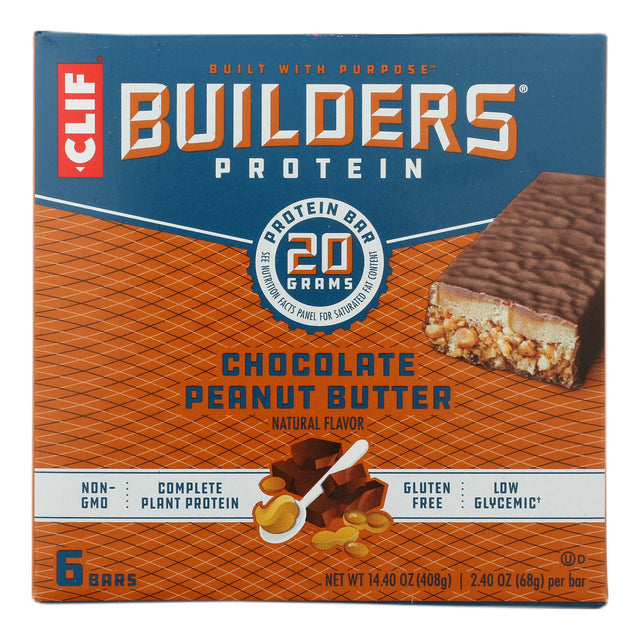 Clif Bar Builder's Protein, 6 x 2.4 Oz - Cozy Farm 