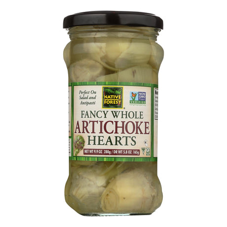 Native Forest Fancy Whole Artichoke Hearts (Pack of 6) - 9.9 Oz. - Cozy Farm 