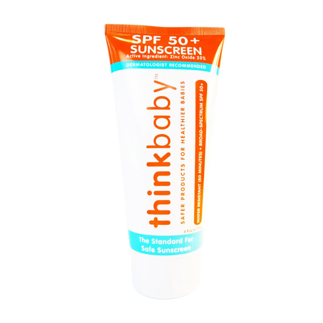 Thinkbaby Safe, Mineral-Based Sunscreen SPF 50+, 6 oz - Cozy Farm 